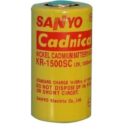 Dantona Industries, Inc. - KR-1500SC - Battery,Rechargeable,Cylindrical ...