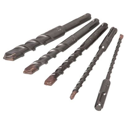 Greenlee - SDS-SET-5 - Drill Bit Set, Masonry, Steel w/ Carbide Tip ...