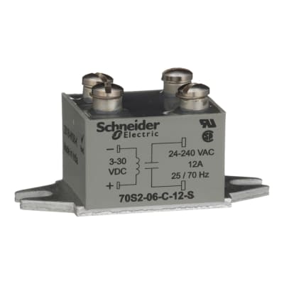 Schneider Electric/Legacy Relays - 70S2-06-C-12-S - Relay; SSR; 12A ...