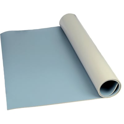 SCS - 8244 - Roll,Table,Dissipative,3 Layer,Vinyl,Blue,2.5x50 ft,0.138 ...