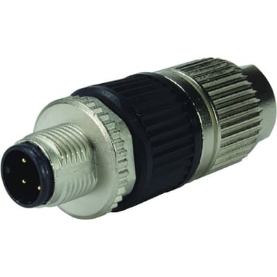 HARTING - 21032121305 - Circular M12 Plug, A Coded, 4 Position, IDC, 6A ...