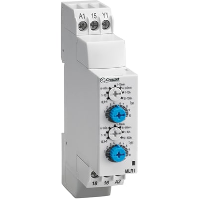 Crouzet - 88827054 - Timer Relay,SSR,Func. L,0.1s-100h,24-240VAC/DC ...