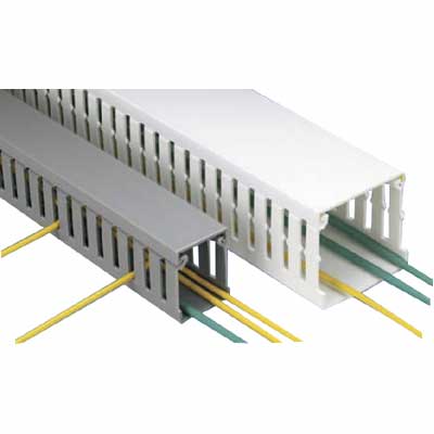 Panduit - F1X4LG6 - Type F Narrow Slot Duct, PVC, 1" X 4" X6, Panduct ...