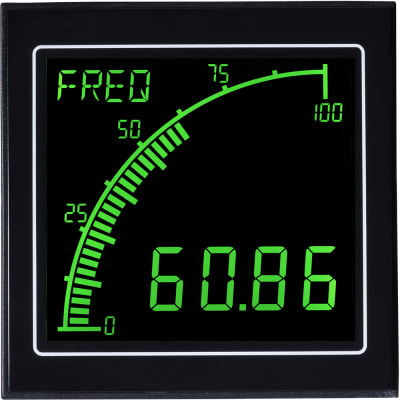 Trumeter APM FREQ ANO Panel Meter Frequency 0 400 Hz 4 Digit