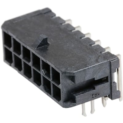 Molex Incorporated - 43045-1221 - Header 3.00mm, WTB, dual row, RA,12w - RS