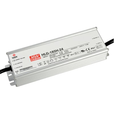 HLG-185H-12A MEANWELL AC-DC Single Output LED Driver Mix M