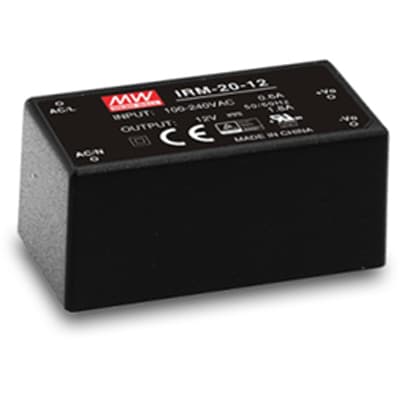 MEAN WELL - IRM-20-12 - Power Supply,AC-DC,12V,1.8A,115-264V In ...