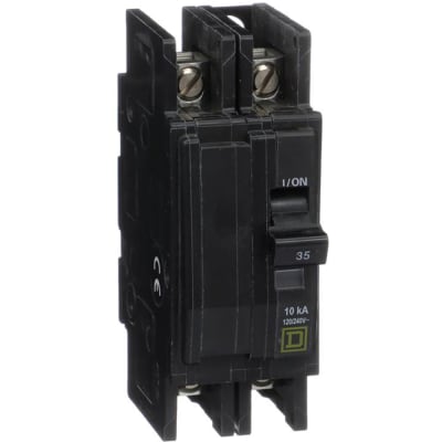 Square D - QOU235 - Miniature Circuit Breaker, 35A, 2 Pole, 120/240V ...