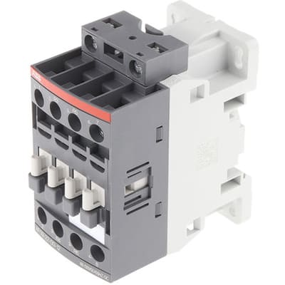 ABB - AF09-22-00-12 - AF09 4 Pole Contactor, 25 A, 4 kW, 48 - 130 V ac ...