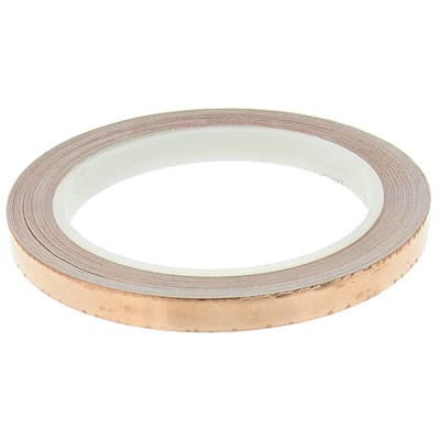 3M - 1181/9.5 - 0.04mm Thick Conductive Copper Tape, 9.52mm x 16.5m, 3. ...