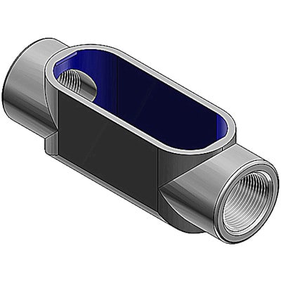 T&B Fittings By ABB - C27 - BlueKote Thru-Feed Form 7,3/4" Conduit Body ...