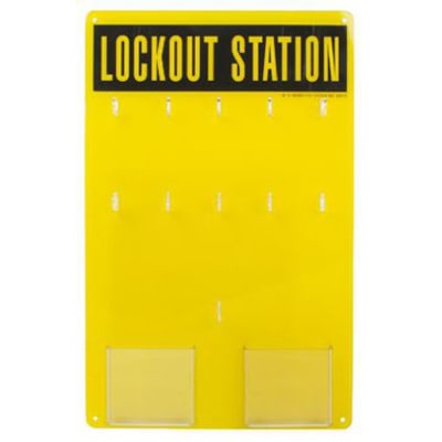 Brady - 065679 - Plastic lockout station,10lock 48x30cm - RS