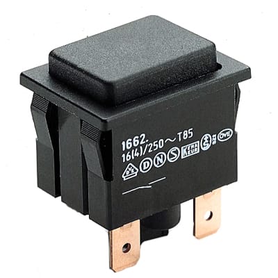 Marquardt Switches - 1662.0201 - Pushbutton Switch, SPST/ON-OFF, 16A ...