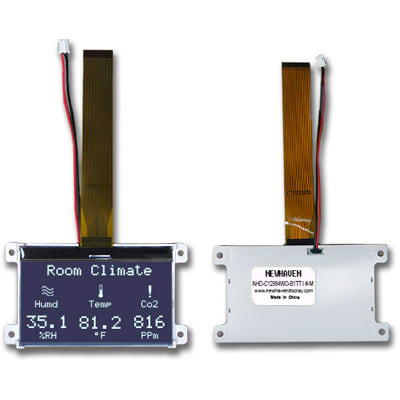 Newhaven Display International - NHD-C12864WO-B1TTI#-M - Chip on Glass ...