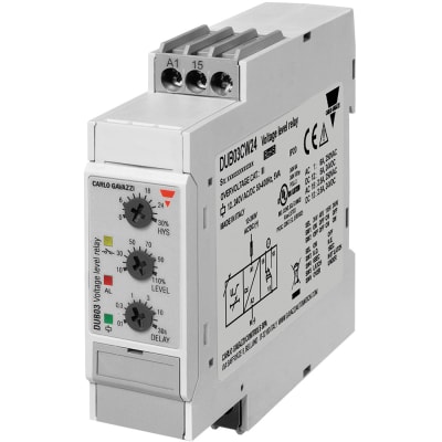 Carlo Gavazzi, Inc. - DUB03CW24 - Monitoring Relay, Voltage, TRMS AC/DC ...