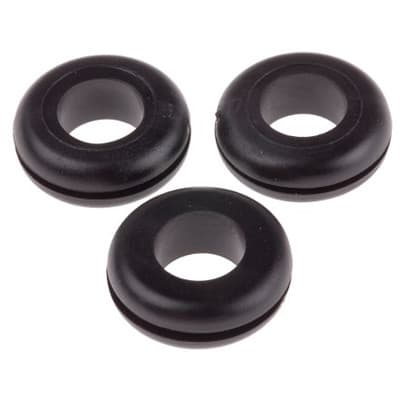 RS PRO - 1367095 - Round PVC Cable Grommet 9mm Max. Cable Dia. - RS