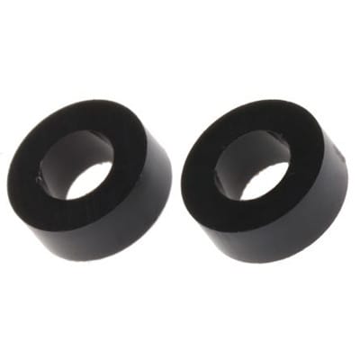 RS PRO - 1026205 - 3mm High Polyamide Round Spacer with 8mm Dia. and 4 ...