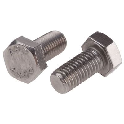 RS PRO - 520324 - M12x25 mm Hex Head Bolt, A2 Stainless Steel, Coarse - RS