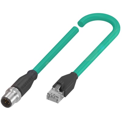 Balluff - BCC0E2H - Connector/cable, Male M12, Male RJ45, TPE