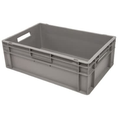 RS PRO - 7259161 - 40L Grey PP Storage Box 200mmx400mmx600mm - RS