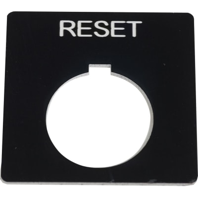 Square D - 9001KN123BP - PUSH BUTTON LEGEND PLATE 30MM T-K - RS