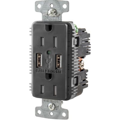 Hubbell Wiring Device-Kellems USB15A5BK