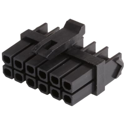 Molex Incorporated - 172952-1201 - Micro-Fit TPA Receptacle Housing ...