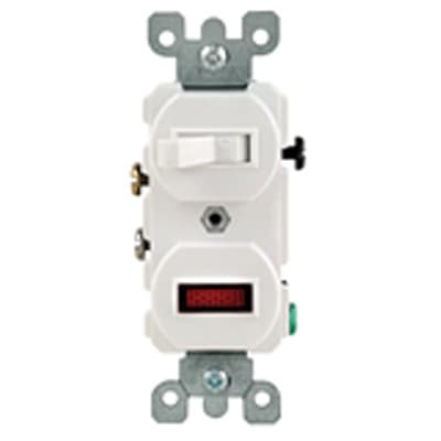 Leviton I Volt Duplex Style Single Poleswitch Ivory Rs