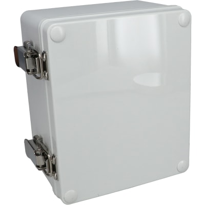 Bud Industries - PTH-22490 - Enclosure, Fiberglass Box, SS Latch, 5.51 ...