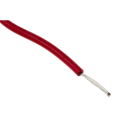 RS PRO - 8740374 - Hook-Up Wire PVC Red 28AWG 300V Tinned Copper