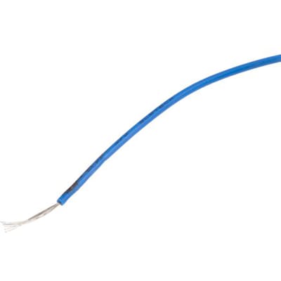 HOOK-UP WIRE, 28AWG, BLUE, 100M