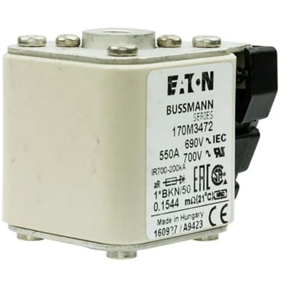 Bussmann By Eaton - 170M3472 - FUSE 550A 690V 1BKN/50 AR UC - RS