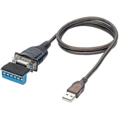 Tripp Lite RS232 to USB Adapter Cable with COM Retention (USB-A to