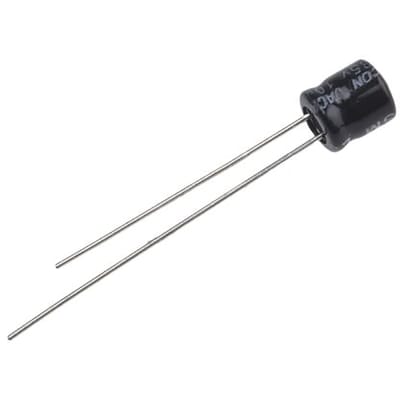 RS PRO - 1701017 - Capacitor Aluminum Electrolytic Radial TH 10uF/35VDC ...