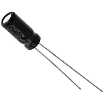 RS PRO - 1701240 - Capacitor Aluminum Electrolytic Radial TH 0.33uF ...