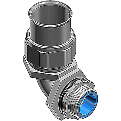 T&B LiquidTight Fittings By ABB - 3742 - Liquidtight Connector, 3/4 ...