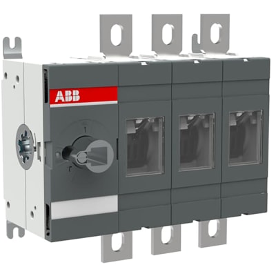 ABB - OT400E03 - Non-Fused Disconnect Switch 400A 3 Poles 600VAC, Panel ...