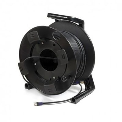 RS PRO - 1245324 - Empty Black Rubber Cable Reel Dispenser Holds 180ft  (55m) 491mm H x 380mm D - RS