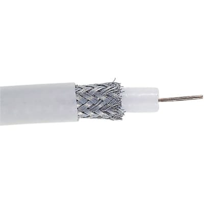 RS PRO - 7492522 - Coaxial Video Cable 75 Ohm White PVC Solid PE 7.5mm ...