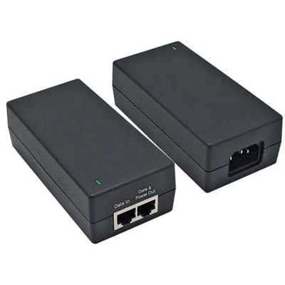 L-com - PS4820GB-POE-1 - Desktop Gigabit PoE Injector/Midspan w/ Integral  Power Supply, 48VDC @ 20W - RS