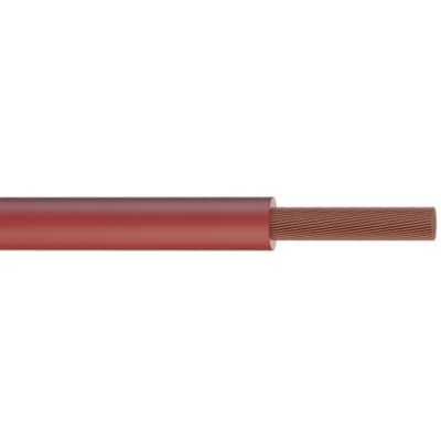 RS Pro Brown 1 mm² Tri-rated Cable, 32/0.2 mm, 100m, 1805933
