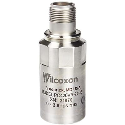 Wilcoxon Sensing Technologies - PC420VR-20-IS - Sensor,Topexit,85C,4 ...