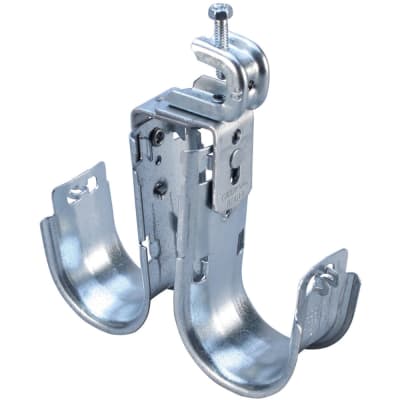 nVent CADDY - CAT64HPD1BC2 - Double J-Hook with BC200 Beam Clamp, Swivel,  4in, 10 1/2in, Cat HP Series - RS