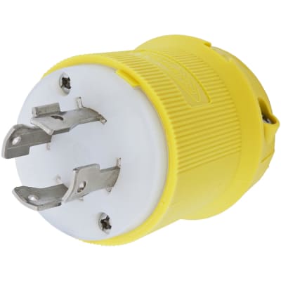 Hubbell Yellow Locking Plugs
