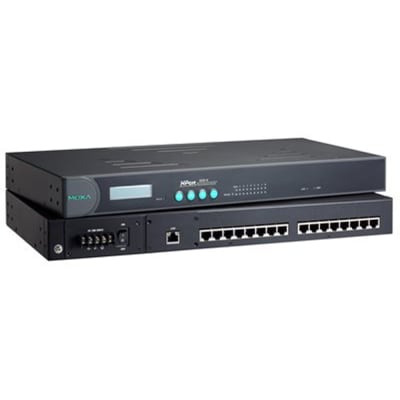 Moxa - NPort 5610-16 - Rackmount Device Server,16 port,10/100M Ethernet ...