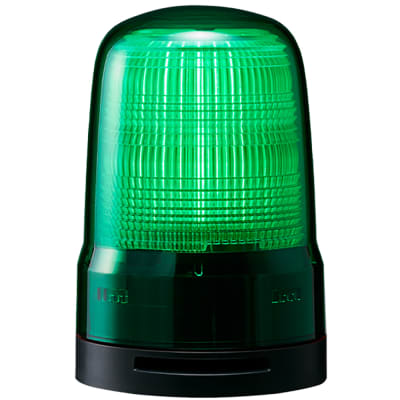 Patlite - SL08-M1KTB-G - Beacon,Flashing 80mm, DC 12-24V, Terminal ...