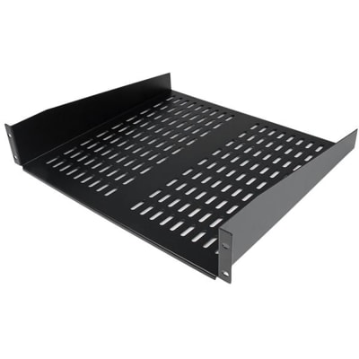 2U Sliding Vented Rack Mount Shelf - Rack Shelves