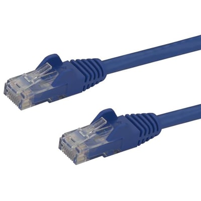 StarTech.com Cable de conexión UTP Cat6 azul de 100 pies sin enganche - N6PATCH100BL