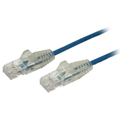 Cat6 Snagless Gigabit Ethernet Cable, LSZH, Blue, 15m