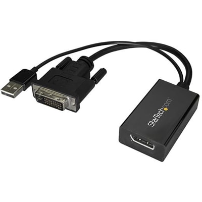 StarTech.com 6ft (1.8m) DisplayPort to DVI Cable, DP to DVI-D